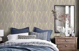 Обои 54615 фото в интерьере спальни превью