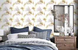 Обои 55341 фото в интерьере спальни превью