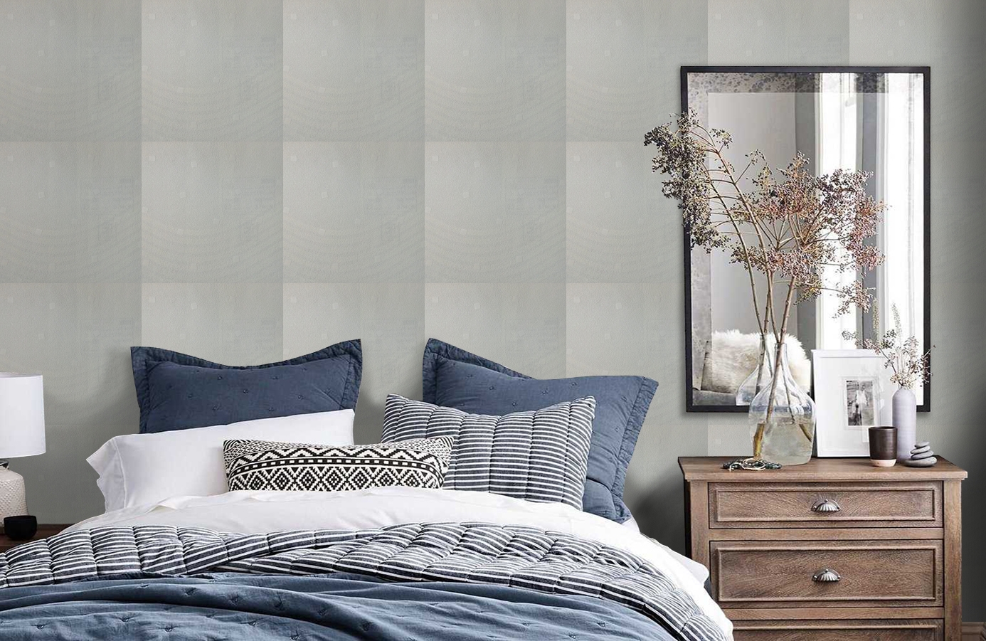 Обои 9401 фото в интерьере спальни