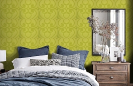 Обои 9429 фото в интерьере спальни превью