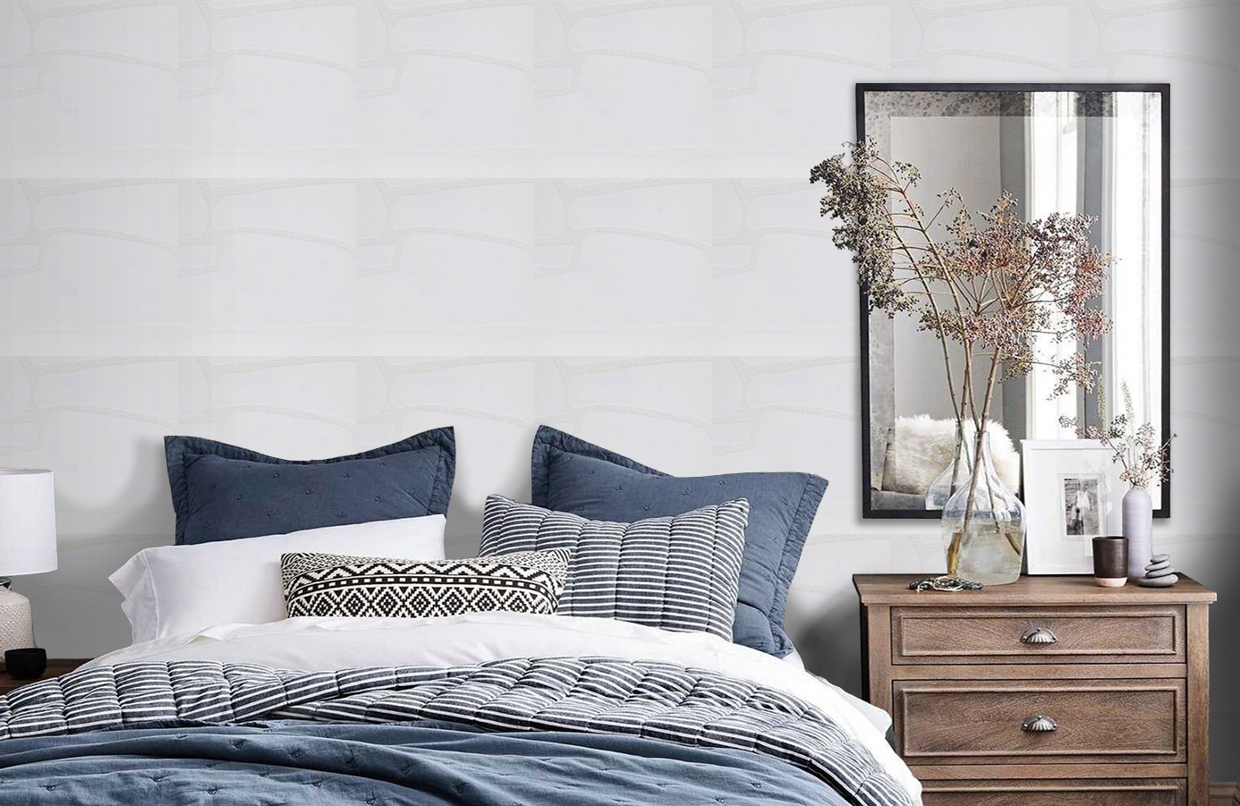 Обои 9440 фото в интерьере спальни