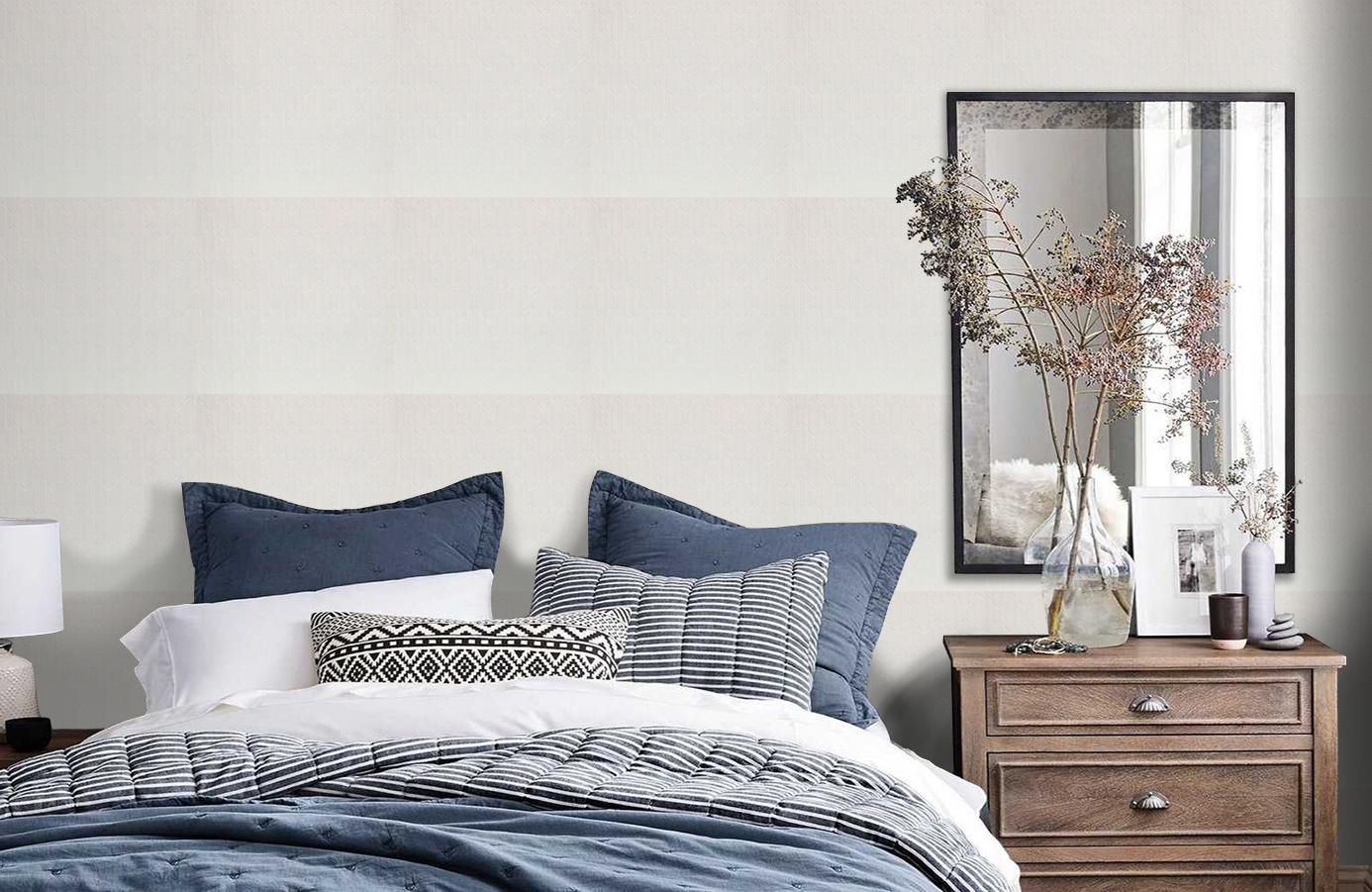 Обои 9454 фото в интерьере спальни