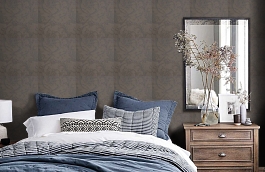 Обои 073392 фото в интерьере спальни превью