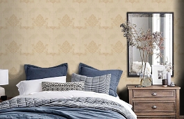 Обои 073491 фото в интерьере спальни превью