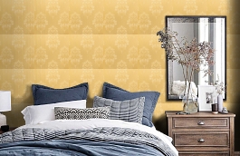 Обои 075716 фото в интерьере спальни превью