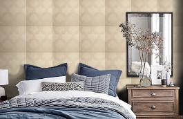 Обои 075730 фото в интерьере спальни превью