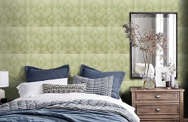 Обои 075853 фото в интерьере спальни превью