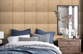 Обои 075891 фото в интерьере спальни превью