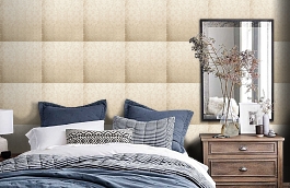 Обои 075990 фото в интерьере спальни превью