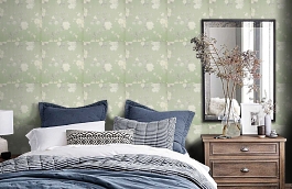 Обои 078793 фото в интерьере спальни превью