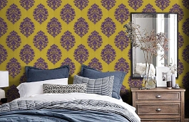 Обои 545760 фото в интерьере спальни превью