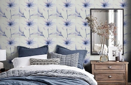 Обои 608434 фото в интерьере спальни превью