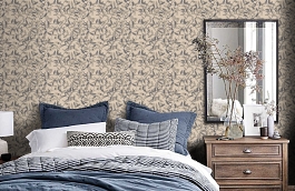 Обои 725742 фото в интерьере спальни превью