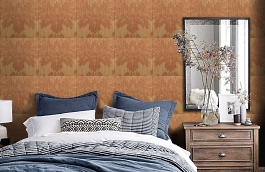 Обои MA75705 фото в интерьере спальни превью