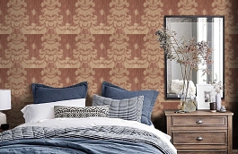 Обои MA75707 фото в интерьере спальни превью