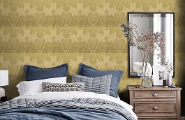 Обои MA75713 фото в интерьере спальни превью