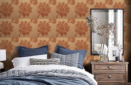 Обои MA75723 фото в интерьере спальни превью