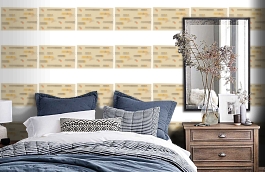 Обои 2004-3 фото в интерьере спальни превью