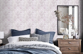 Обои 2030-11 фото в интерьере спальни превью