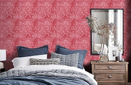 Обои 2030-8 фото в интерьере спальни превью