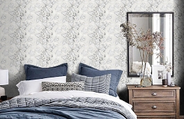 Обои 2965-2 фото в интерьере спальни превью