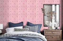 Обои 4911-1 фото в интерьере спальни превью