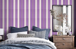 Обои 4950-3 фото в интерьере спальни превью