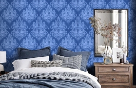 Обои 5144-2 фото в интерьере спальни превью