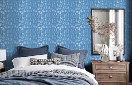 Обои 5164-4 фото в интерьере спальни превью