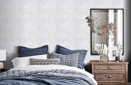 Обои 5186-3 фото в интерьере спальни превью