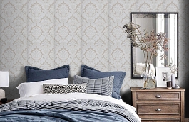 Обои 5208-7 фото в интерьере спальни превью