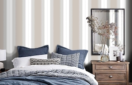 Обои 5241-2 фото в интерьере спальни превью