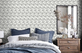 Обои 5246-5 фото в интерьере спальни превью