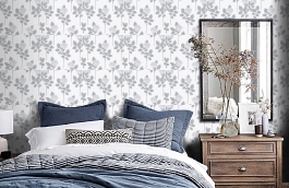 Обои 5260-2 фото в интерьере спальни превью