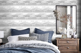 Обои 5276-2 фото в интерьере спальни превью