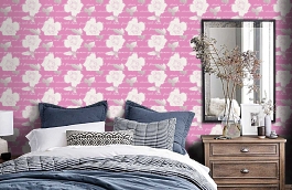 Обои 5279-5 фото в интерьере спальни превью