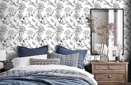 Обои 5327-2 фото в интерьере спальни превью