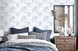 Обои 5348-6 фото в интерьере спальни превью