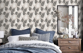 Обои 5398-2 фото в интерьере спальни превью