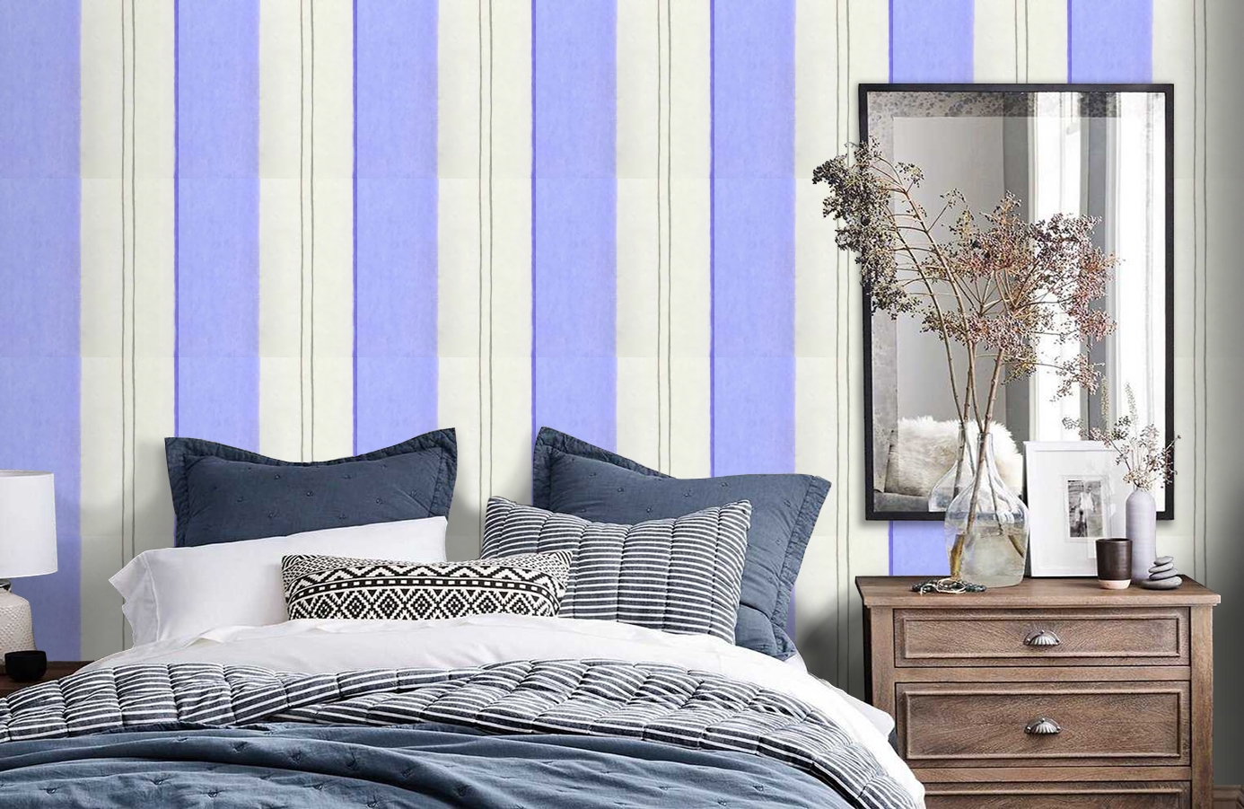 Обои 72250412 фото в интерьере спальни