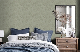 Обои MK20208 фото в интерьере спальни превью