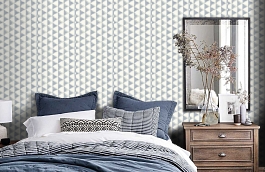 Обои МТ82010 фото в интерьере спальни превью