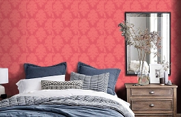 Обои ТА20101 фото в интерьере спальни превью