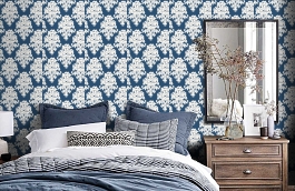 Обои ТА20102 фото в интерьере спальни превью