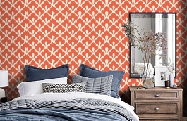 Обои ТА20806 фото в интерьере спальни превью