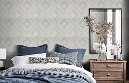 Обои BER504 фото в интерьере спальни превью
