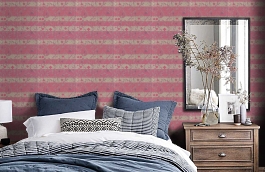 Обои BER601 фото в интерьере спальни превью