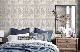 Обои EL21701 фото в интерьере спальни превью