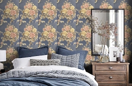 Обои EL22004 фото в интерьере спальни превью