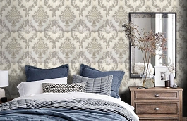 Обои EL22801 фото в интерьере спальни превью
